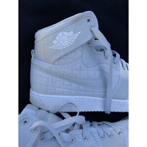 Size 9.5 - Jordan AJKO Quilted High Pure Platinum